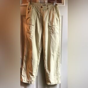 L. L. Bean Men's Hiking Adventure Pants Lightweight Cargo Size Small